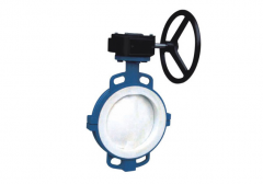 蝶閥，用來實現管路系統通斷及流量控制的部件