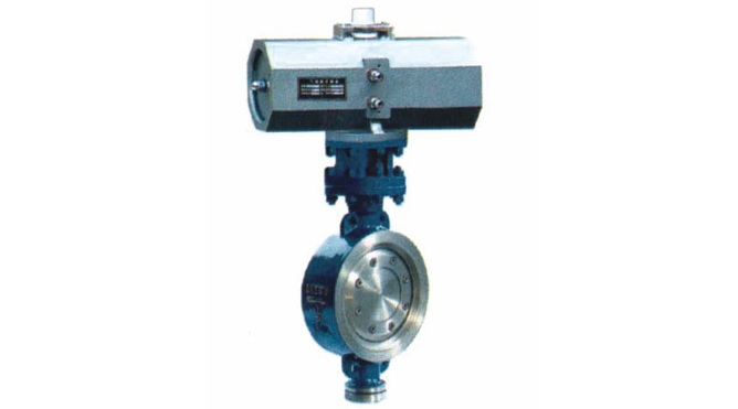 D673H氣動對夾式硬密封蝶閥