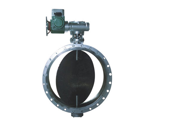 蝸輪襯膠通風蝶閥